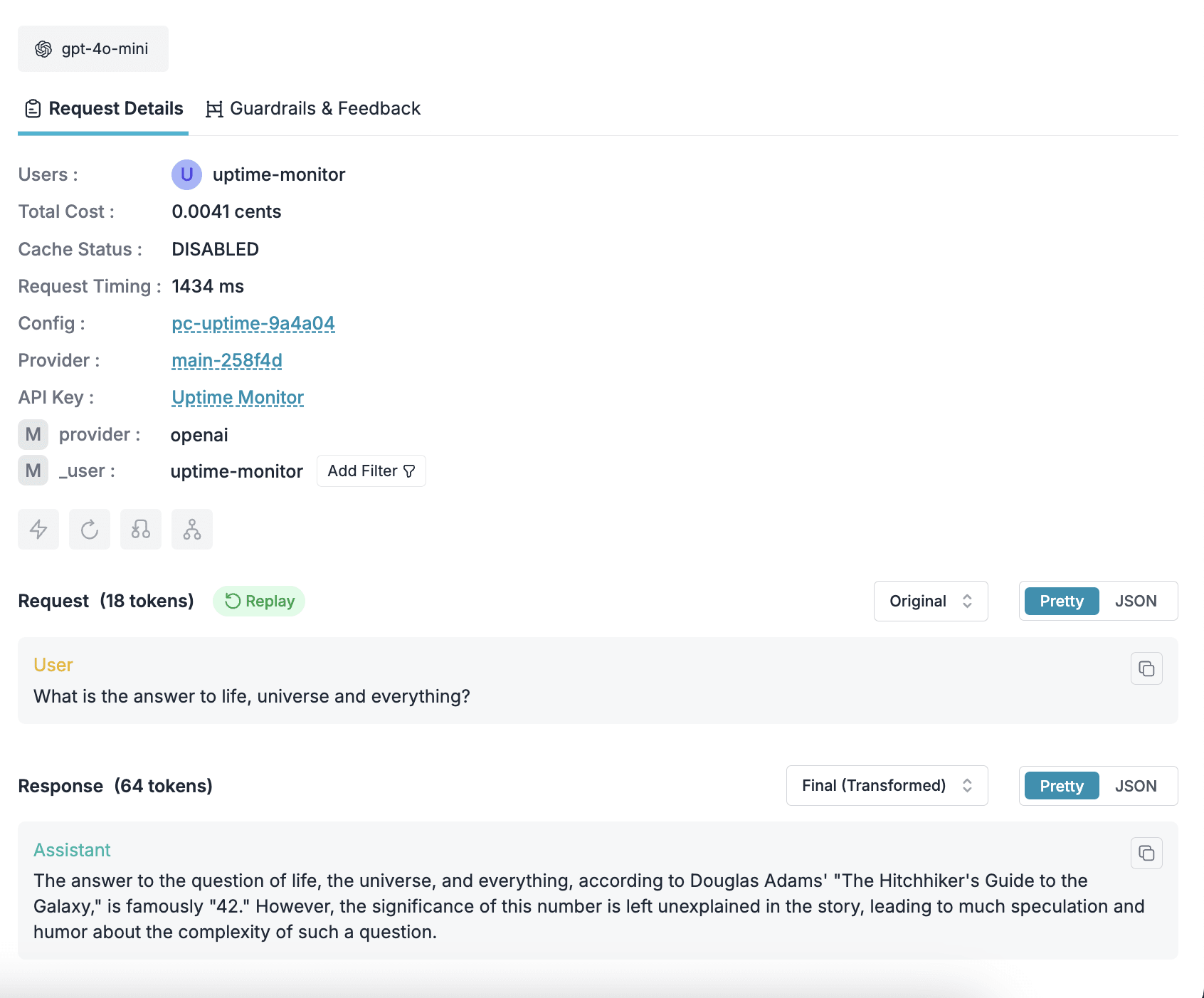 Portkey Prompt Details